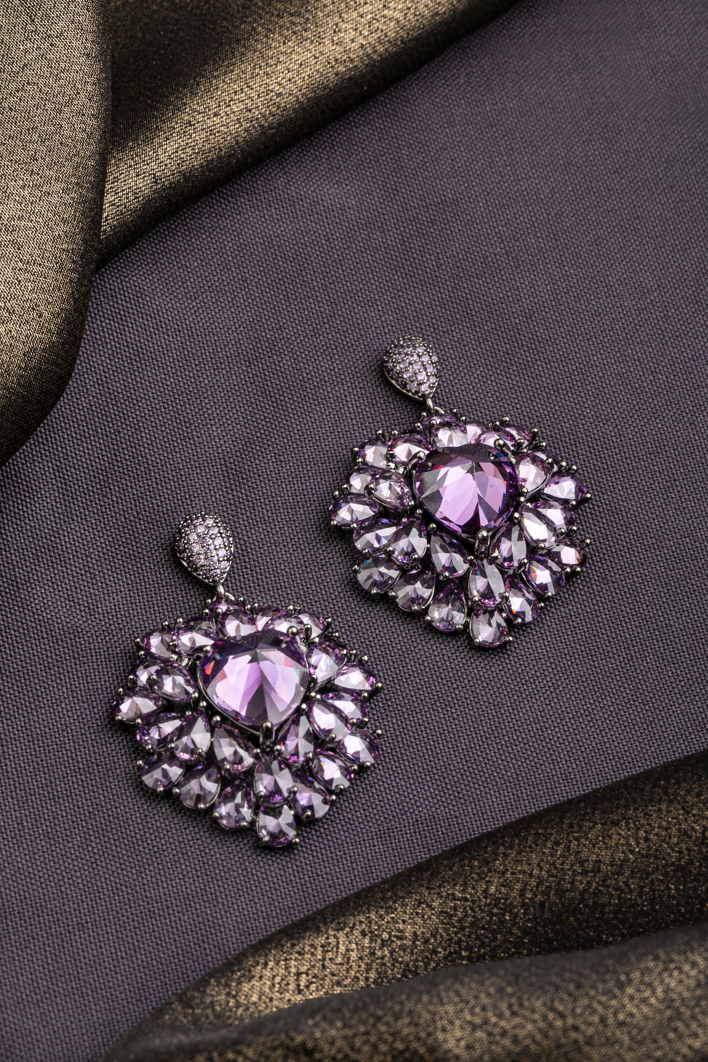 CUBIC ZIRCONIA EARRINGS