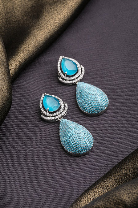 CUBIC ZIRCONIA EARRINGS