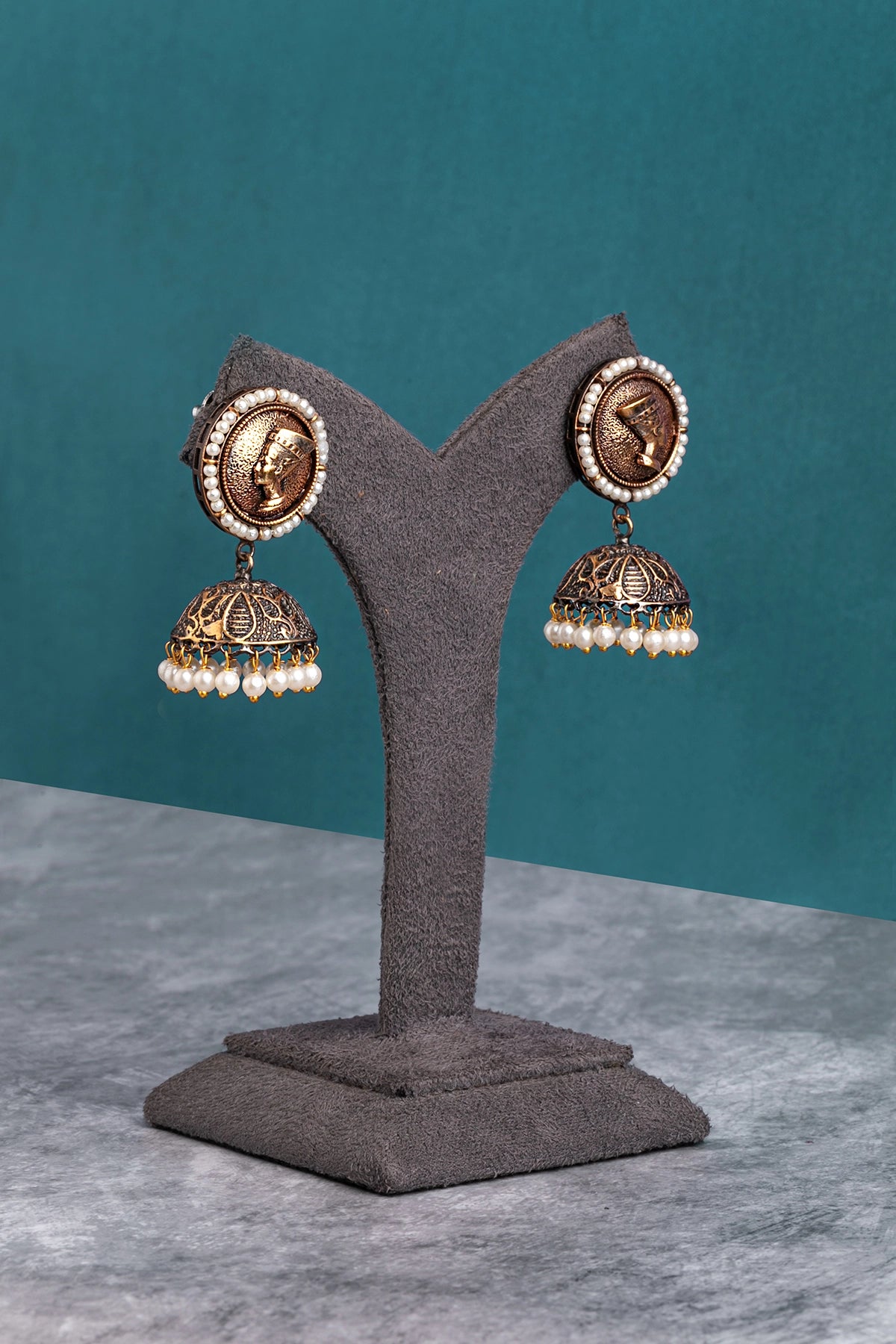OXIDISED EARRINGS/ INDO WESTERN EARRINGS/JHUMKA