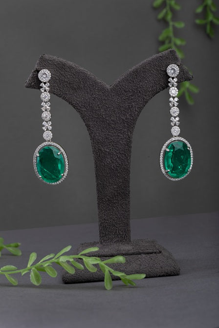 CUBIC ZIRCONIA EARRINGS