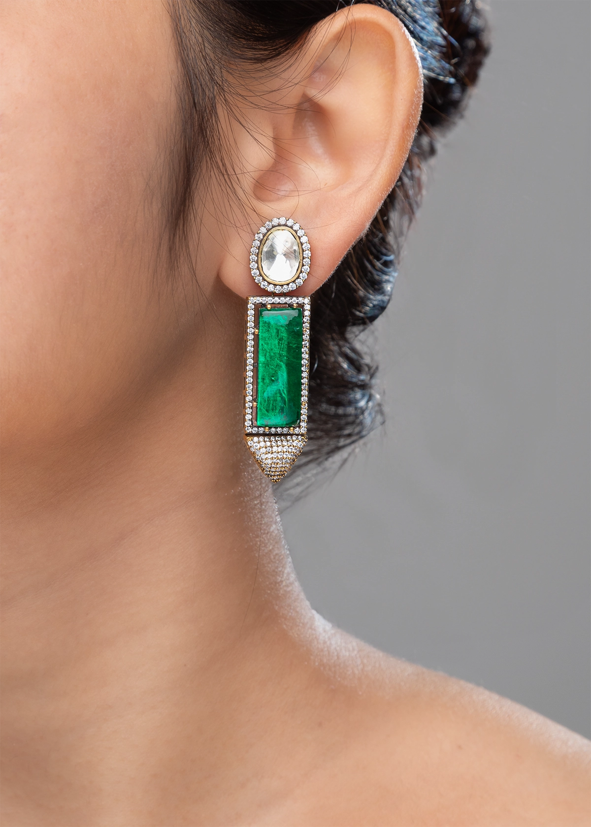 KUNDAN POLKI / INDO WESTERN EARRINGS