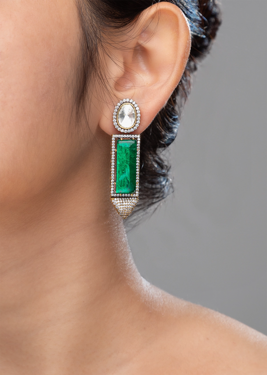 KUNDAN POLKI / INDO WESTERN EARRINGS