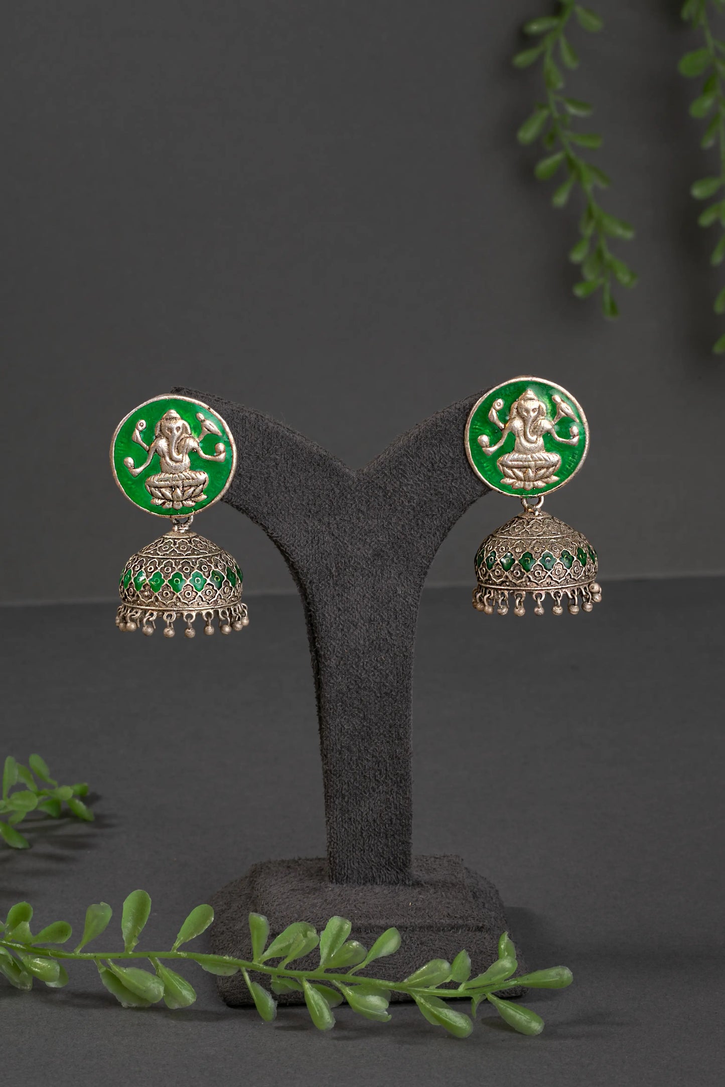 OXIDISED EARRINGS/ INDO WESTERN EARRINGS/JHUMKA