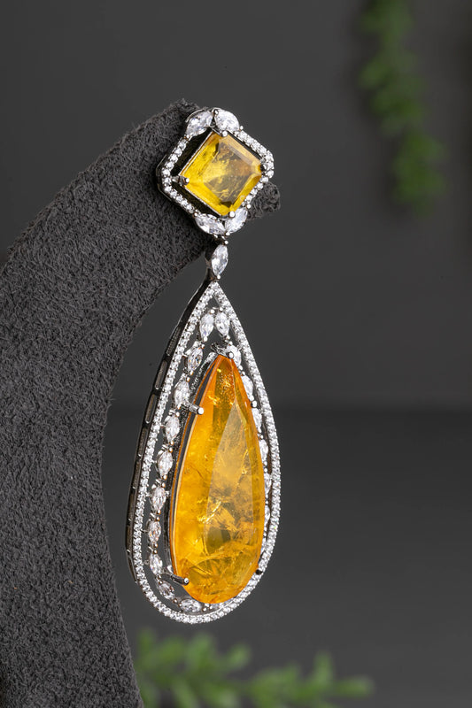 CUBIC ZIRCONIA / INDO WESTERN EARRINGS