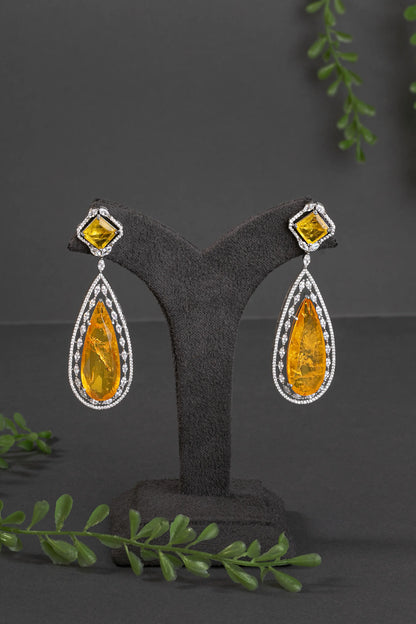 CUBIC ZIRCONIA / INDO WESTERN EARRINGS