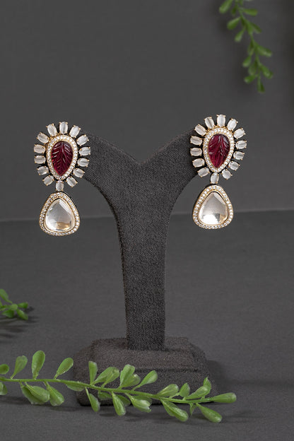 CUBIC ZIRCONIA / INDO WESTERN EARRINGS