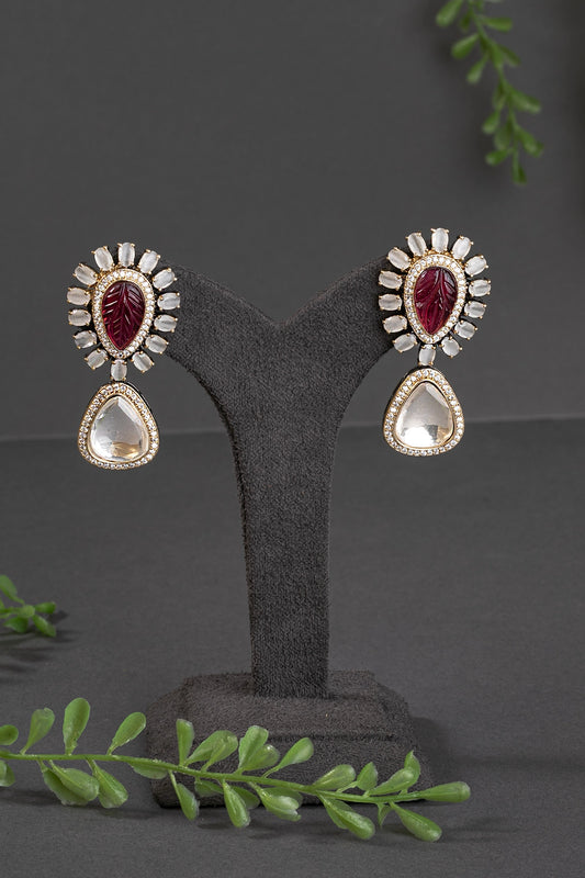 CUBIC ZIRCONIA / INDO WESTERN EARRINGS