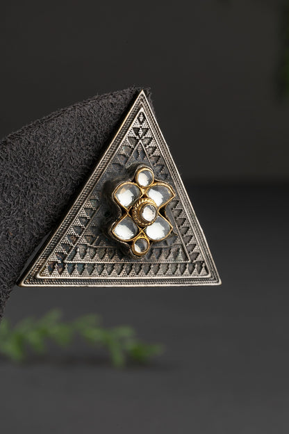 OXIDISED EARRINGS/ INDO WESTERN EARRINGS / KUNDAN POLKI EARRINGS