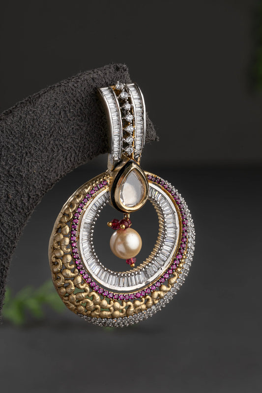 KUNDAN POLKI EARRINGS