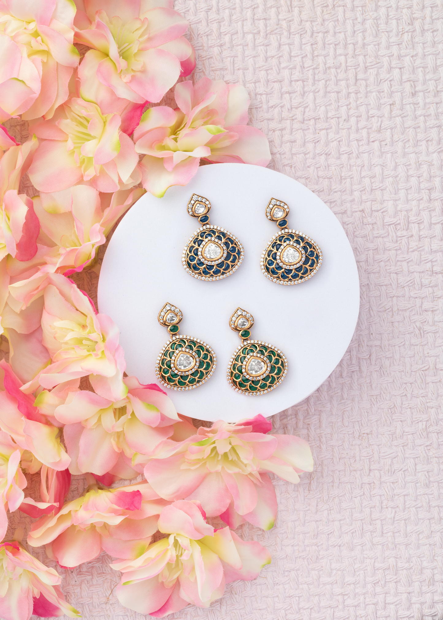 KUNDAN POLKI / INDO WESTERN EARRINGS