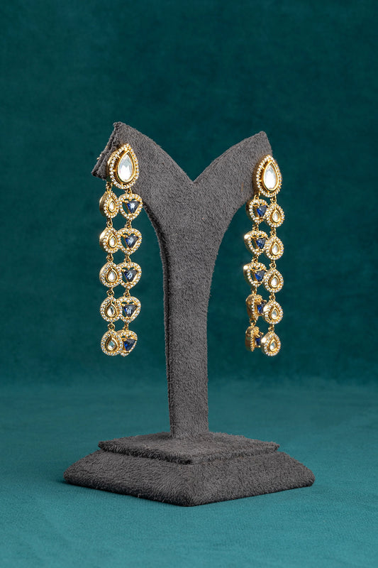 CUBIC ZIRCONIA / INDO WESTERN EARRINGS