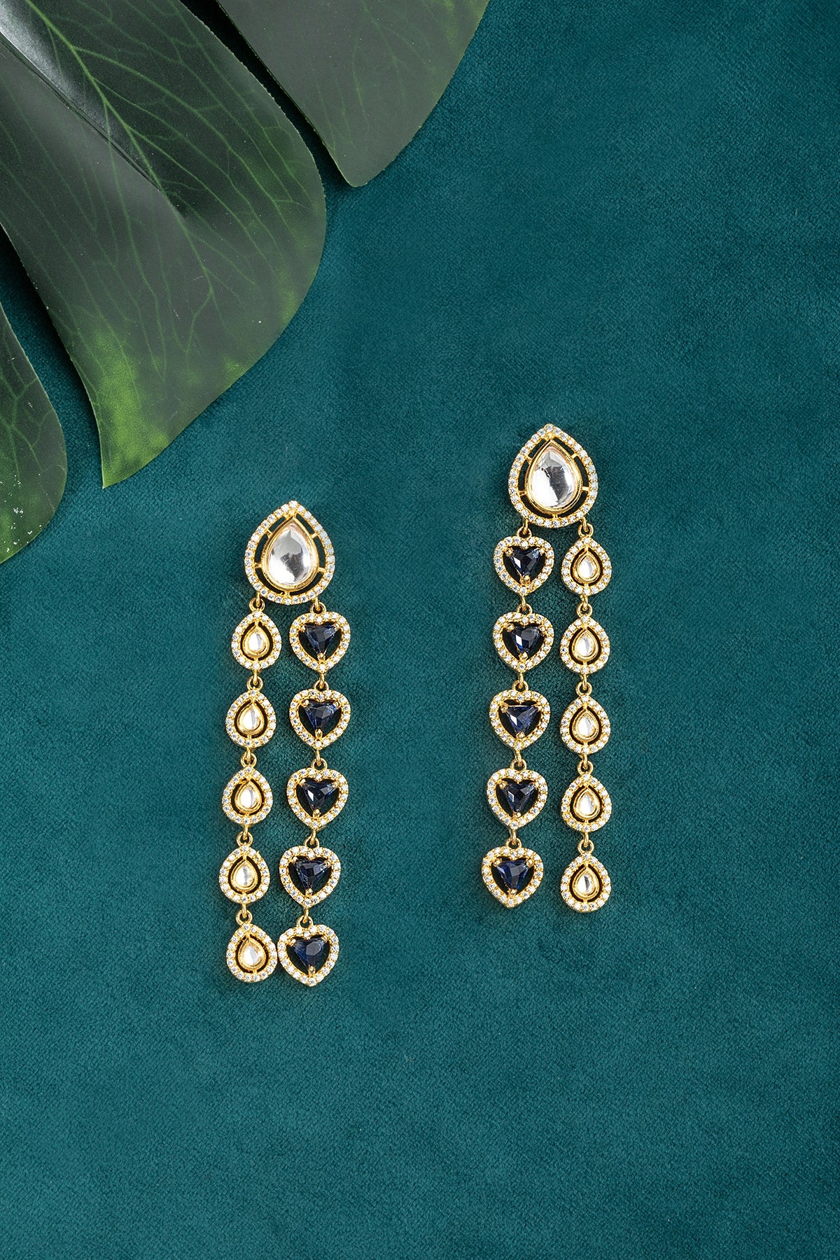 CUBIC ZIRCONIA / INDO WESTERN EARRINGS