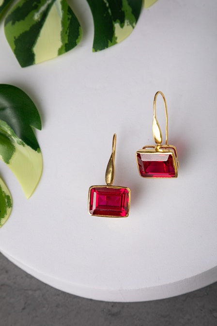 BRASS COLLECTION / SEMI PRECIOUS EARRINGS