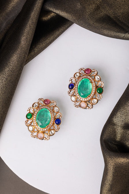 EAR STUDS / INDO WESTERN