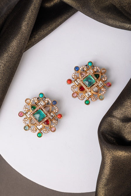 EAR STUDS / INDO WESTERN