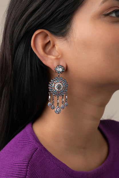 CUBIC ZIRCONIA / INDO WESTERN EARRINGS