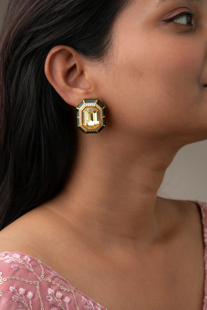 KUNDAN POLKI /INDO WESTERN / CUBIC ZIRCONIA EARRINGS