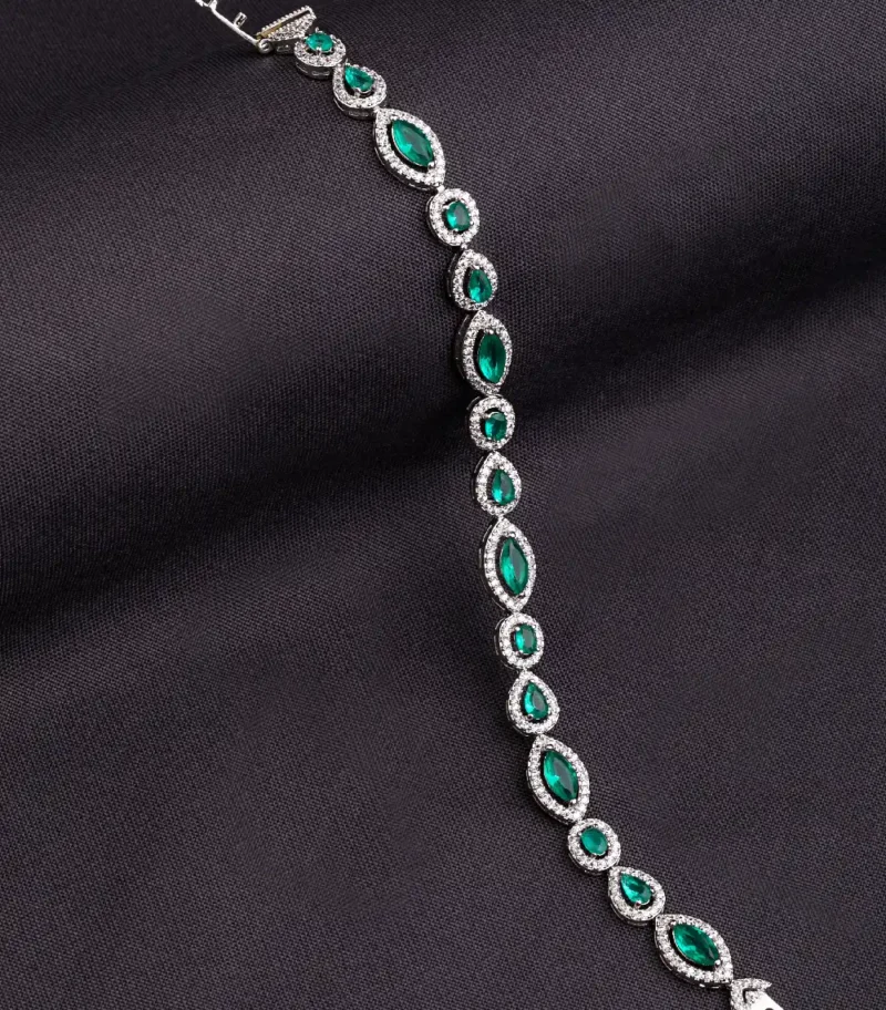 CUBIC ZIRCONIA TENNIS BRACELET - Image 2