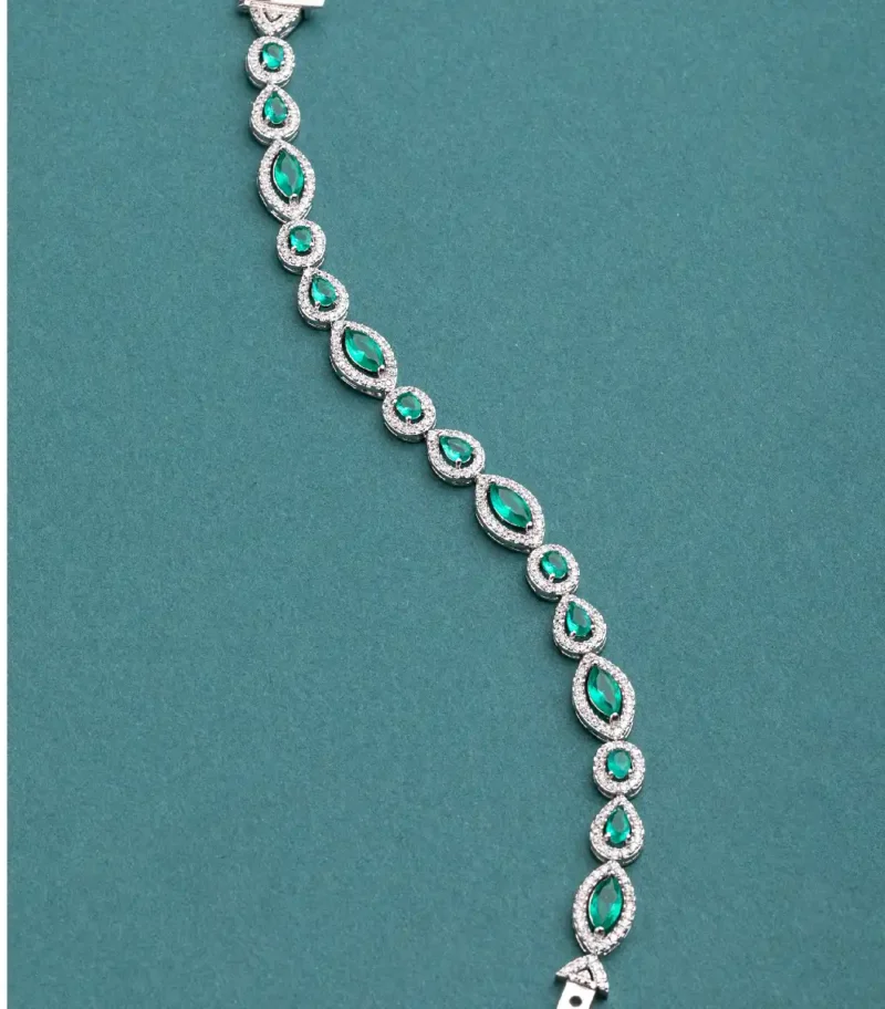 CUBIC ZIRCONIA TENNIS BRACELET