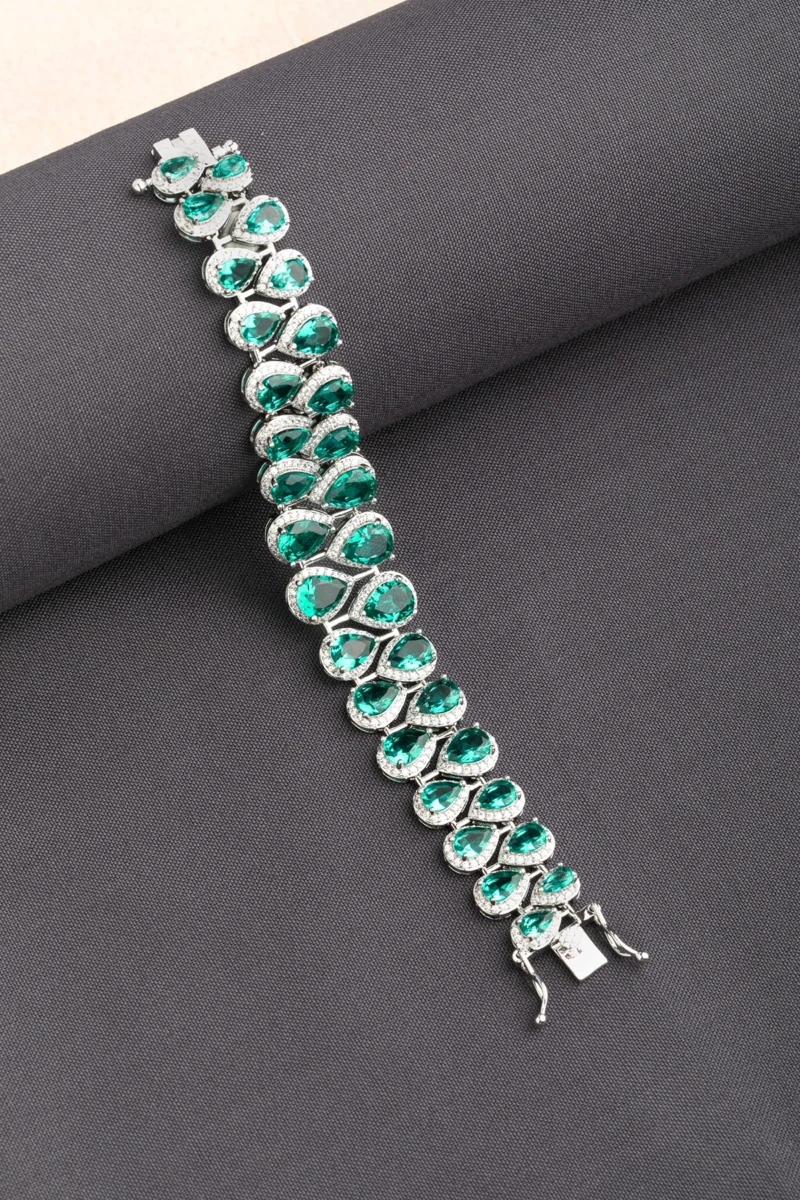 CUBIC ZIRCONIA TENNIS BRACELET - Image 2