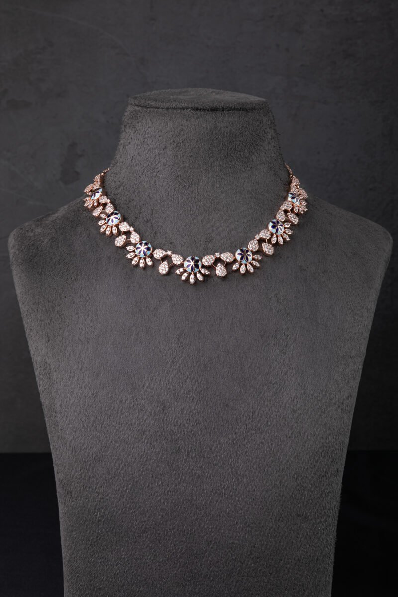 CUBIC ZIRCONIA NECKLACE - Image 2