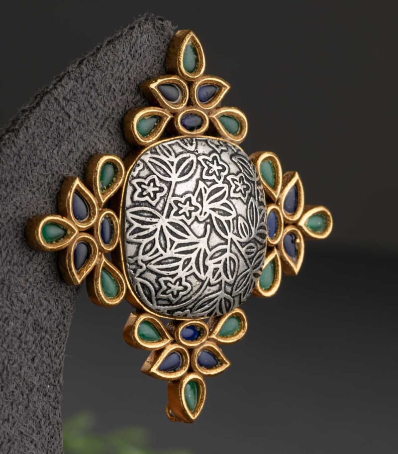 OXIDISED EARRINGS/ INDO WESTERN EARRINGS / KUNDAN POLKI EARRINGS