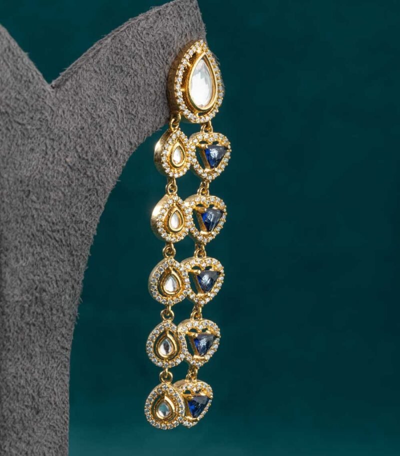 CUBIC ZIRCONIA / INDO WESTERN EARRINGS