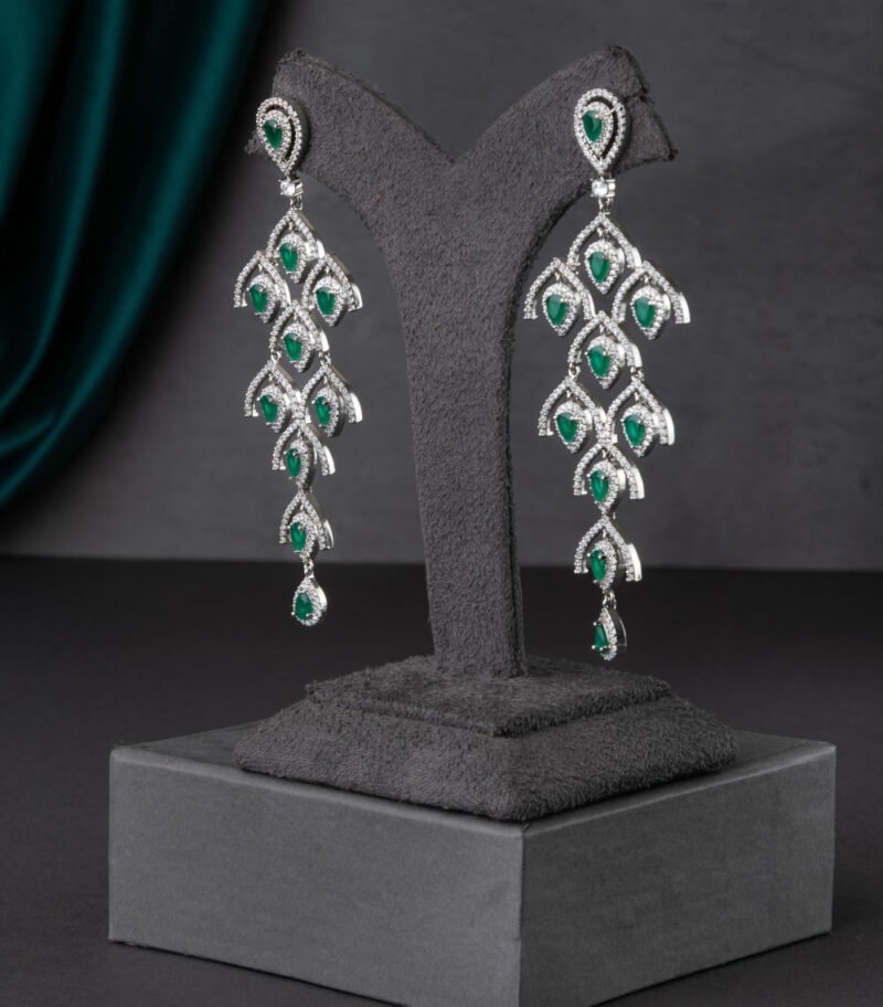 CUBIC ZIRCONIA EARRINGS - Image 3