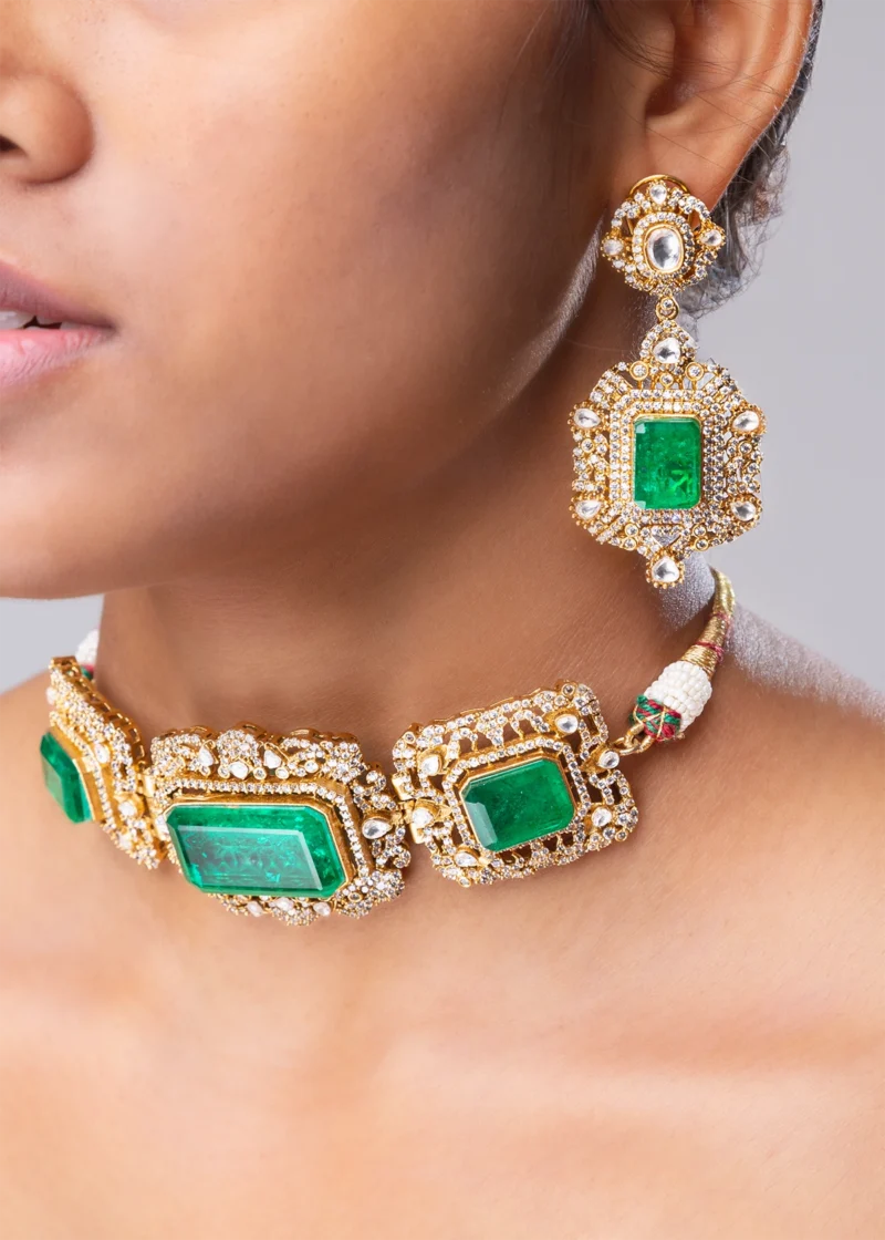 INDO-WESTERN NECKLACE / CHOKER /KUNDAN