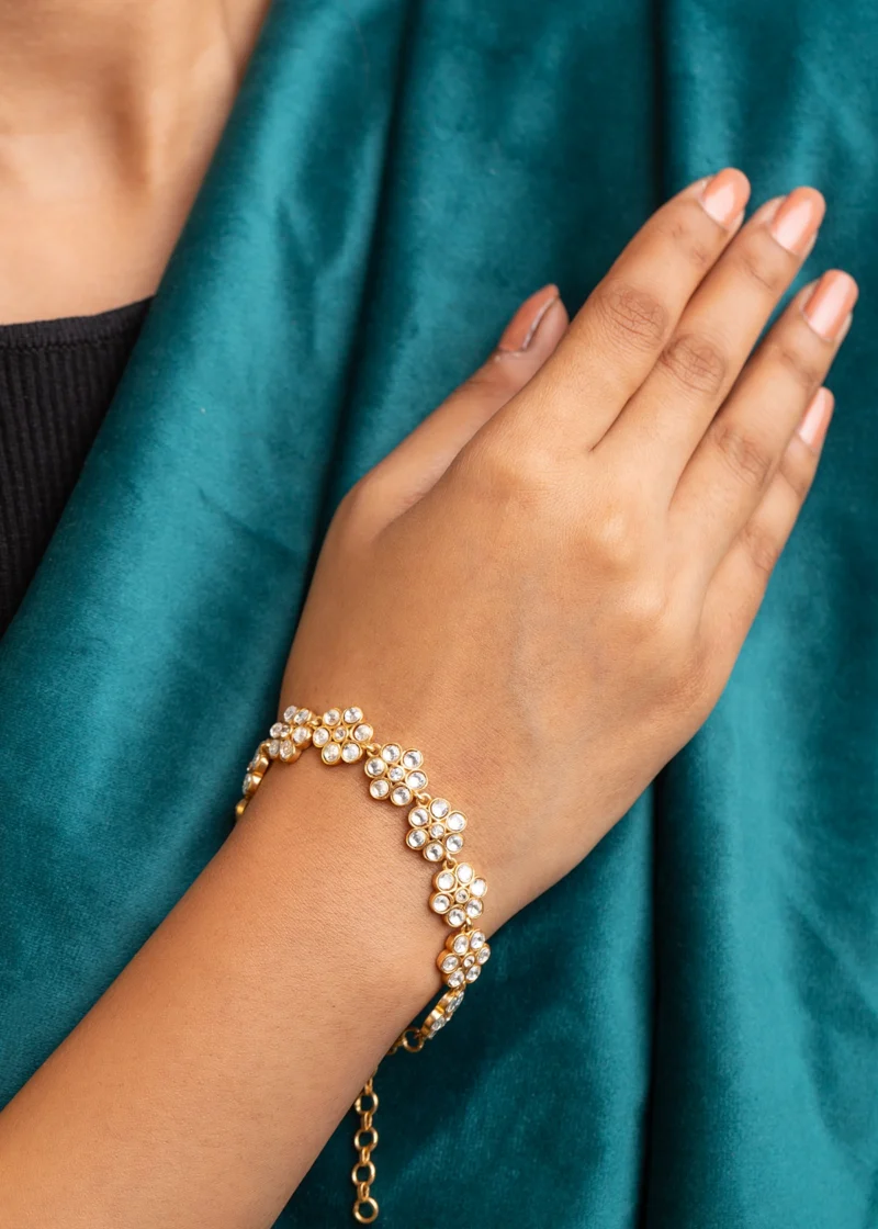 KUNDAN POLKI BRACELET - Image 2