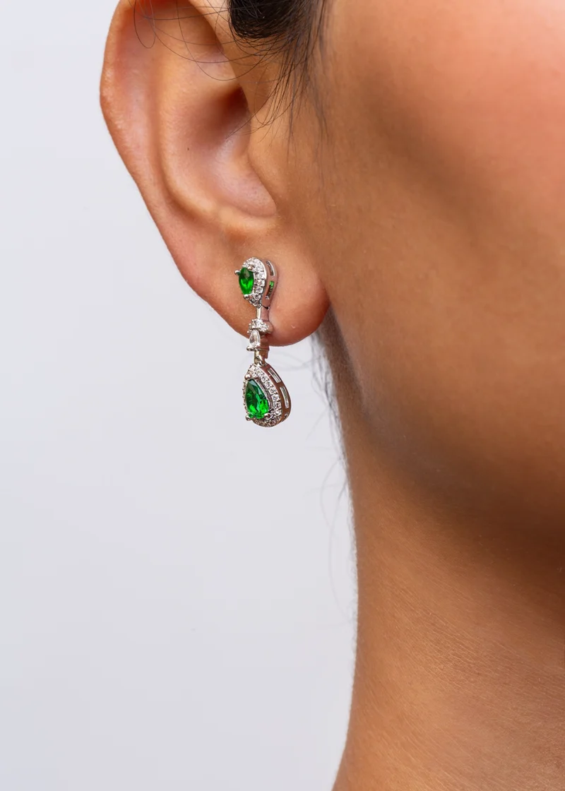 CUBIC ZIRCONIA EARRINGS