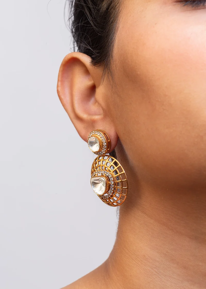 KUNDAN POLKI / INDO WESTERN EARRINGS