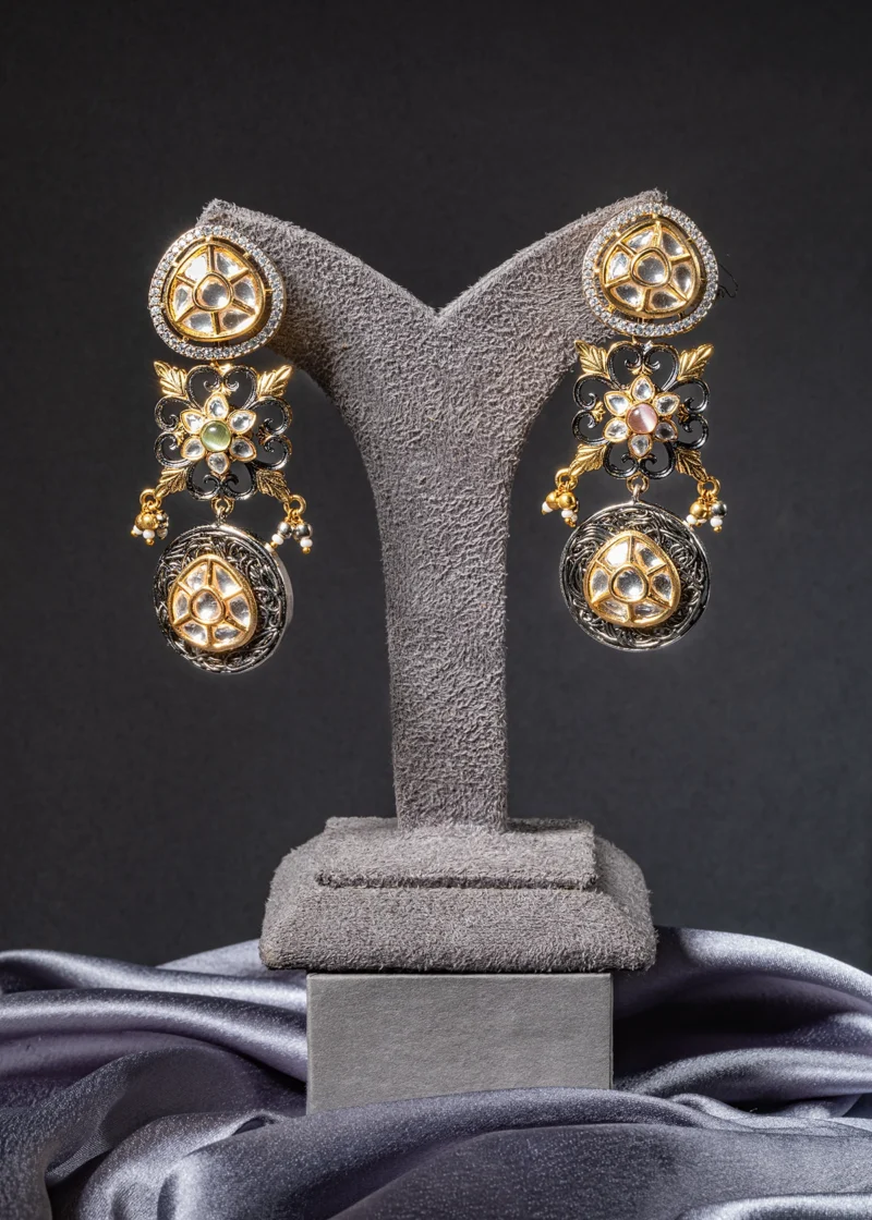 KUNDAN POLKI / INDO WESTERN EARRINGS