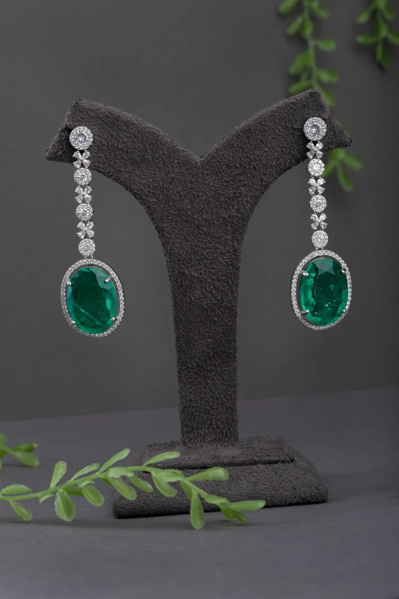 CUBIC ZIRCONIA EARRING