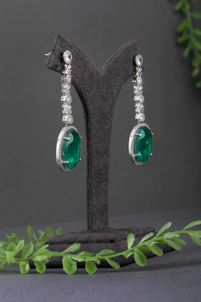 CUBIC ZIRCONIA EARRING - Image 2