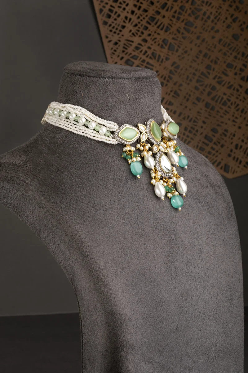 KUNDAN NECKLACE / INDO WESTERN NECKALCE / BRIDAL/CHOKER - Image 2