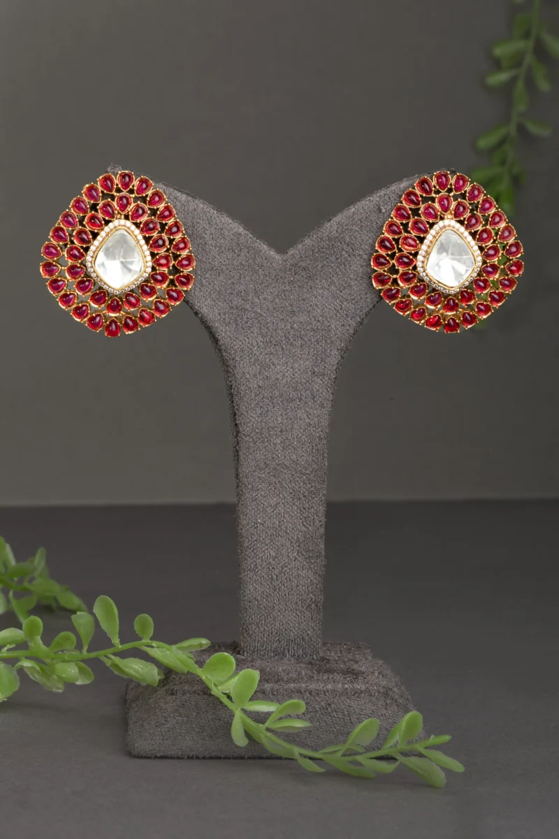 EAR STUDS / INDO WESTERN / KUNDAN POLKI EARRINGS