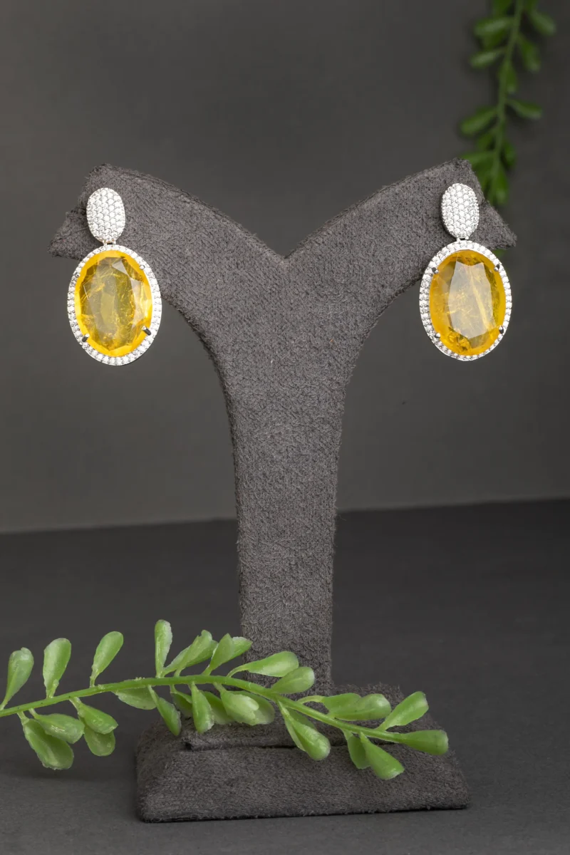 CUBIC ZIRCONIA / INDO WESTERN EARRINGS