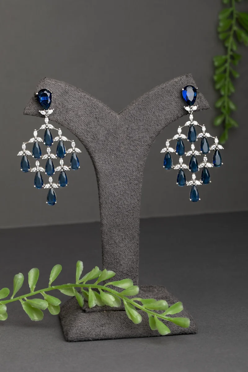 CUBIC ZIRCONIA / INDO WESTERN EARRINGS