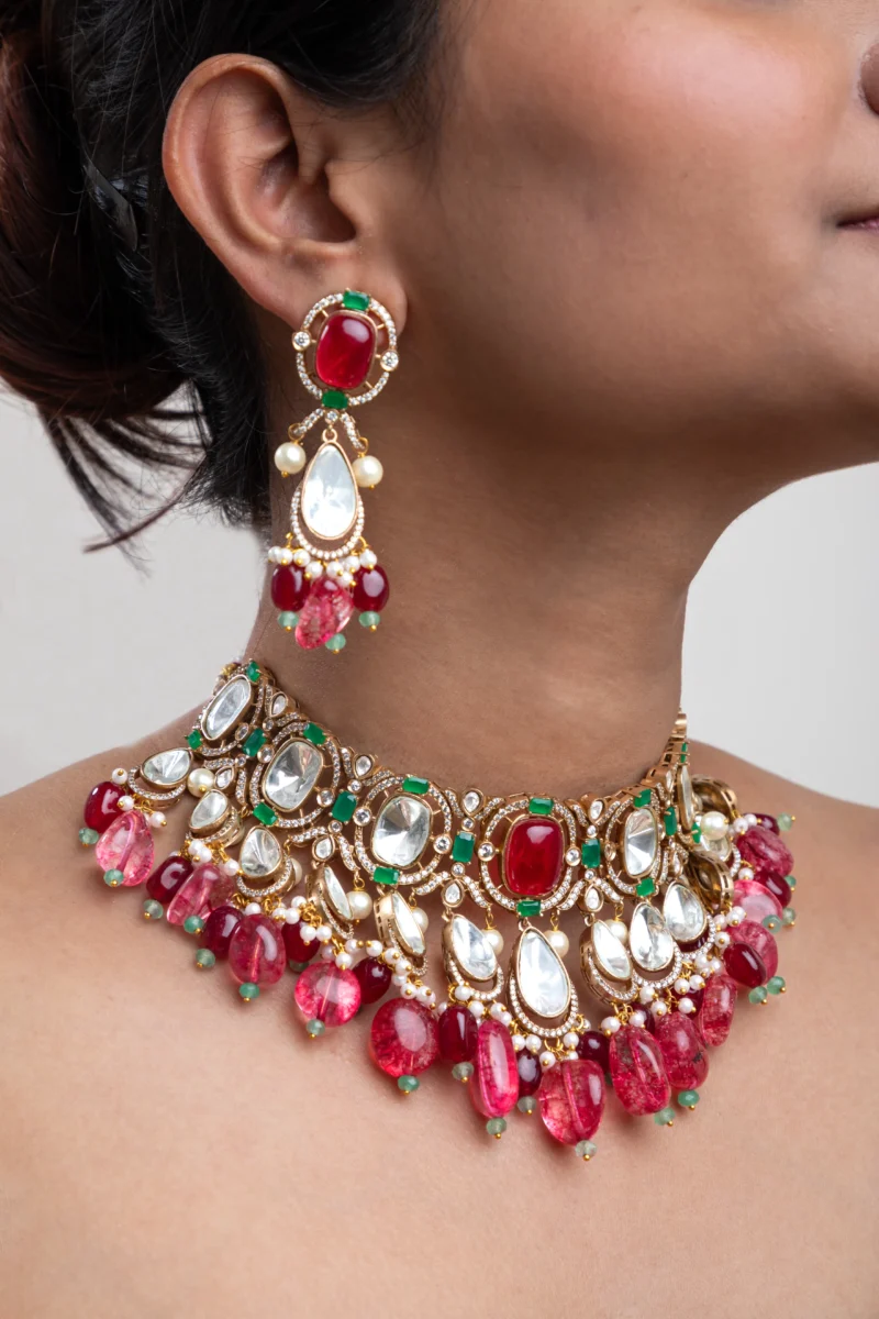 INDOWESTERN/CHOKER/KUNDAN NECKLACE - Image 3