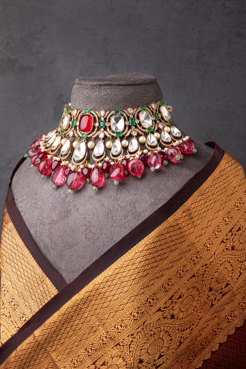 INDOWESTERN/CHOKER/KUNDAN NECKLACE - Image 2